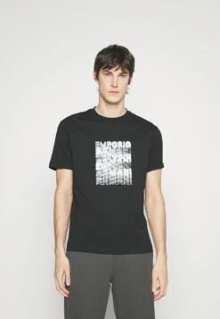 Emporio Armani Print T-Shirt - Nero