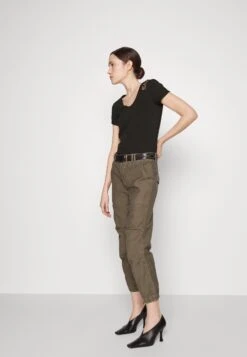 EA7 Emporio Armani Print T-Shirt - Black/Gold -Total Wear Store e63c7ef234d74f8ebe9500a0698446b7