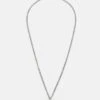 Emporio Armani LOGO NECKLACE - Necklace - Silver-coloured -Total Wear Store e657e79f4a4b4a62b4a6883d60287d0c