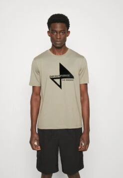 Emporio Armani Print T-Shirt - Verde Militare