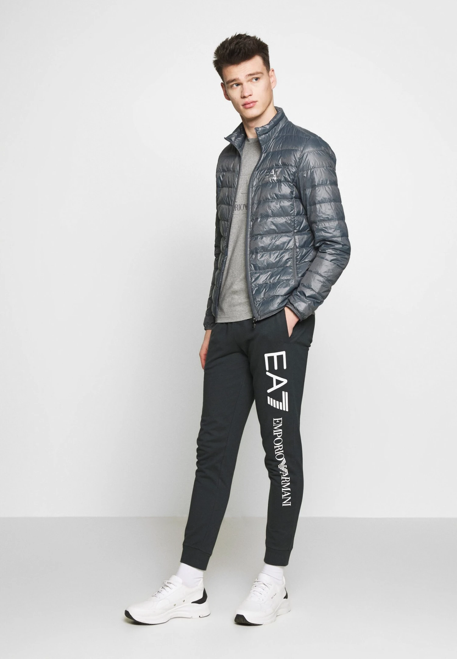 EA7 Emporio Armani Down Jacket - Iron Gate 4 EA7 Emporio Armani Down Jacket - Iron Gate - Image 2