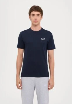 EA7 Emporio Armani TRAIN CORE TEE - Basic T-shirt - Armani Blue