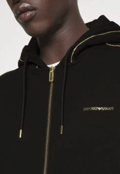 Emporio Armani Felpa - Zip-Up Sweatshirt - Nero -Total Wear Store e82cac7b6fcb45d1bec2f1374d9c6c7f