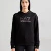 EA7 Emporio Armani Sweatshirt - Black/dusky Orchid -Total Wear Store e8e29e5b45fe4c7496c7a9d5272d55ab