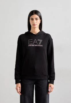 EA7 Emporio Armani Sweatshirt - Black/dusky Orchid
