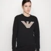 Emporio Armani Sweatshirt - Nero -Total Wear Store e8edefd57b9541a6891170ab4a19c1f6
