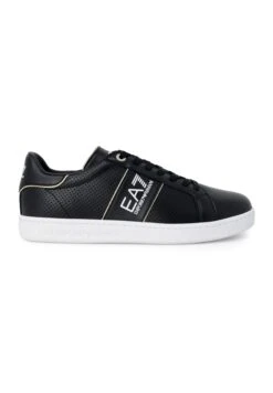 EA7 Emporio Armani Classic Unisex - Trainers - Black+Gold