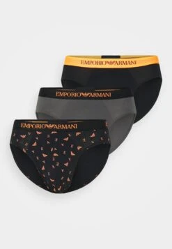 Emporio Armani Brief 3 Pack - Briefs - Nero/Antracit -Total Wear Store e96feb830cba49919c14fc5a065bb7c8