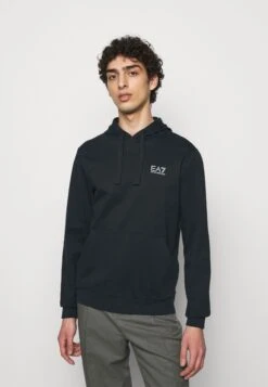 EA7 Emporio Armani Hoodie - Dark Blue/Silver