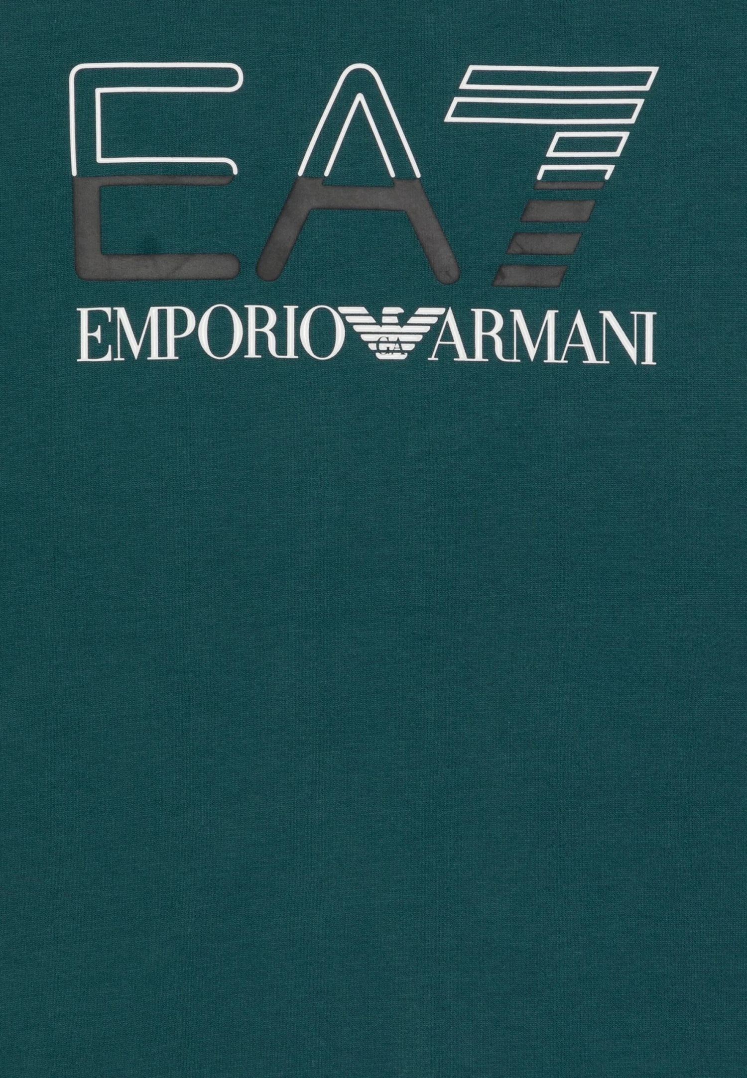 EA7 Emporio Armani Logo Series Boy Unisex - Sweatshirt - Verde Scuro 5 EA7 Emporio Armani Logo Series Boy Unisex - Sweatshirt - Verde Scuro - Image 3