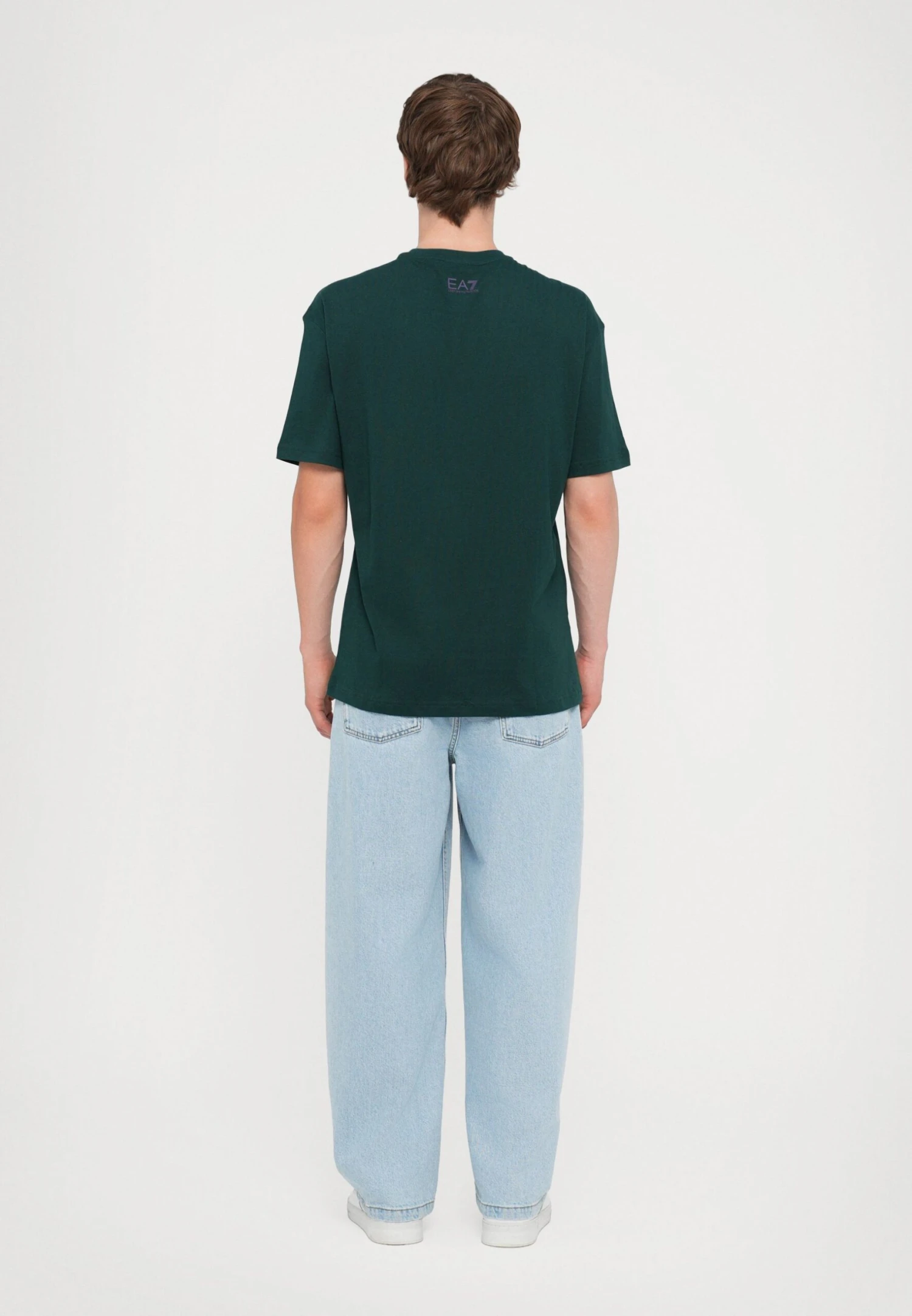 EA7 Emporio Armani TRAIN LOGO TEE - Print T-shirt - Ponderosa Pine 5 EA7 Emporio Armani TRAIN LOGO TEE - Print T-shirt - Ponderosa Pine - Image 3