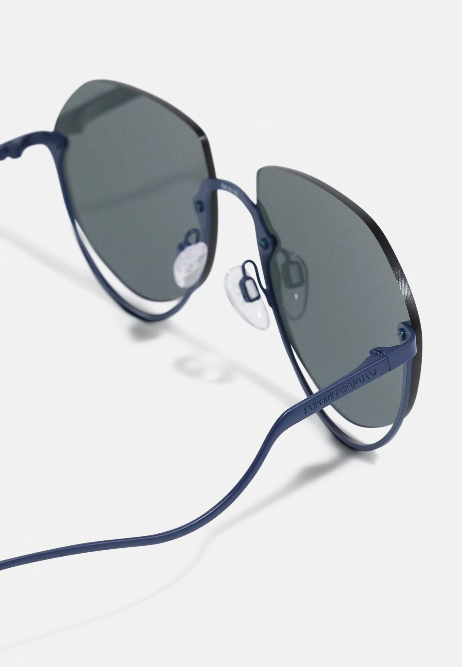 Emporio Armani Sunglasses - Matte Blue/Blue 5 Emporio Armani Sunglasses - Matte Blue/Blue - Image 3