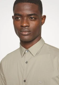 Emporio Armani Formal Shirt - Greige -Total Wear Store eb53b320fee64108b58f56cedb68bdad