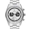 Emporio Armani RACER - Chronograph Watch - Silver-coloured