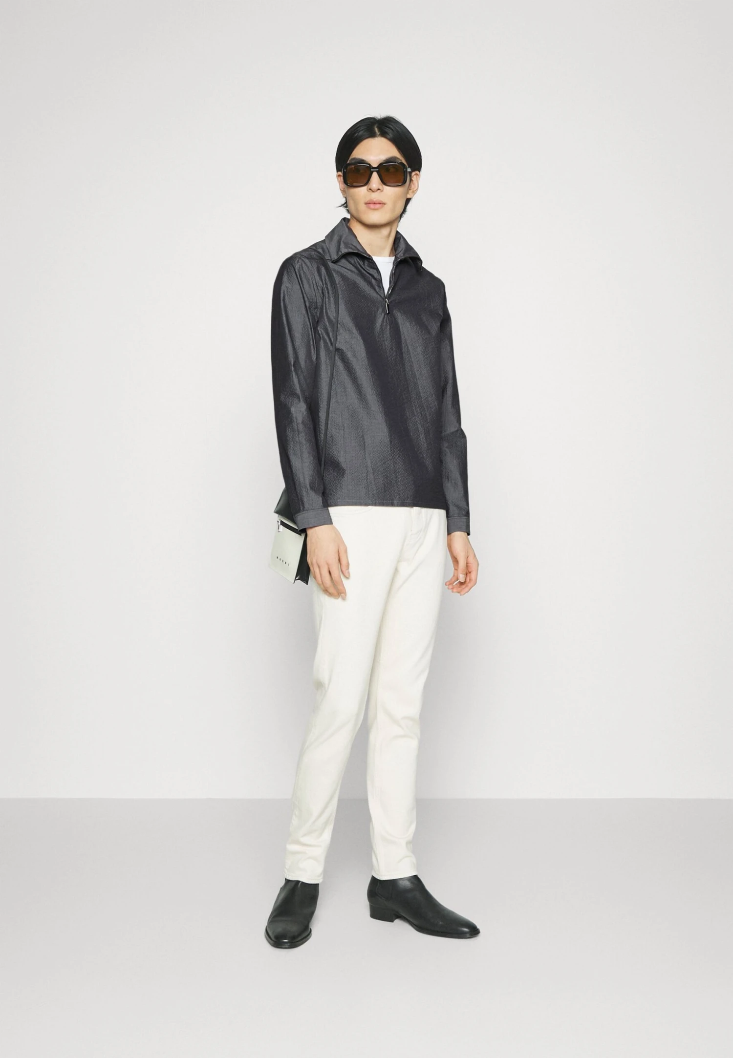 Emporio Armani Camicia - Shirt - Grigio 4 Emporio Armani Camicia - Shirt - Grigio - Image 2