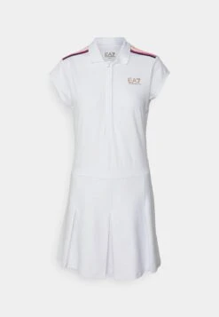 EA7 Emporio Armani Tennis ClubDress - Sports Dress - White -Total Wear Store ec78782e1aa14721b315a112e3cd34d9