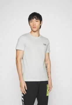 EA7 Emporio Armani Print T-Shirt - Light Grey