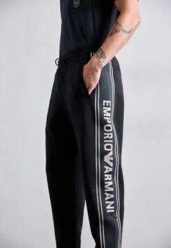 Emporio Armani TROUSER - Tracksuit Bottoms - Black Beauty -Total Wear Store ed099f410a5f470d90dba04b31c7c745