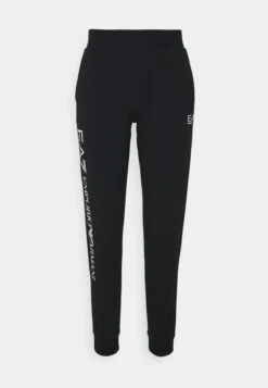 EA7 Emporio Armani Trouser - Tracksuit Bottoms - Black/White -Total Wear Store ed83939ade5a4511a1a37c3bc11d8a20