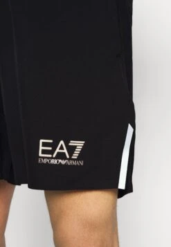 EA7 Emporio Armani Tennis Pro - Sports Shorts - Black -Total Wear Store eddee83d476e4a6fa8b9f711d1986413