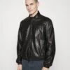 Emporio Armani Blouson Jacket - Leather Jacket - Nero