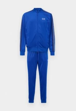 EA7 Emporio Armani TRAIN LINES SET - Tracksuit - Asphalt -Total Wear Store eecda023ca974fc0b6c30ae465e1711d