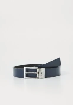 Emporio Armani TONGUE BELT UNISEX - Belt - Nero/blu -Total Wear Store eef65bb8aaa740deb5b636ff10fcd61f