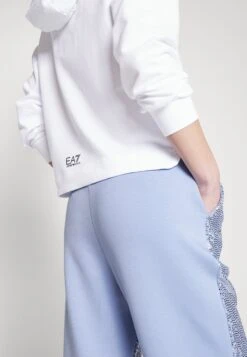 EA7 Emporio Armani Sweatshirt - White/Black -Total Wear Store ef0afd20a48f42e5adc8c204d06b1d3c