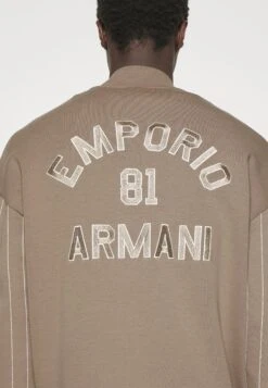 Emporio Armani Zip-Up Sweatshirt - Incenso -Total Wear Store ef3a8dce77ae4907a10991c62c62d7f2