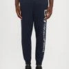 EA7 Emporio Armani TRAIN LOGO SERIES PANTS - Tracksuit Bottoms - Blue/white