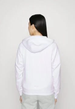 EA7 Emporio Armani Zip-Up Sweatshirt - White/Gold Colored -Total Wear Store efd343b2f7384914a87a42b43a900eef