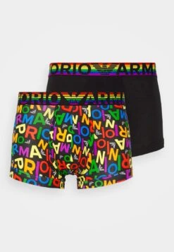Emporio Armani Trunk 2 Pack- Pants - Multicolor/Nero/Black -Total Wear Store efdafd61e22848c5bc9ff2332e4089d7