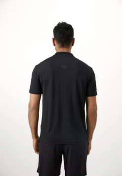 EA7 Emporio Armani TENNIS PRO SERAFINO - Polo Shirt - Black -Total Wear Store f00b8d2dd61843faa950f5a600ce4371