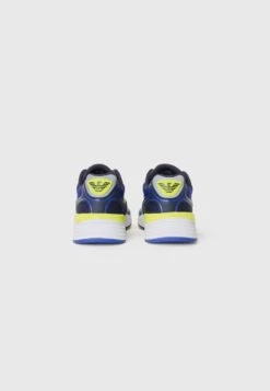 EA7 Emporio Armani ACE RUNNER 2 UNISEX - Trainers - Sky Captain/yellow Fluo/surf The Web -Total Wear Store f035df4729394ad1a81aedd30ccffa51