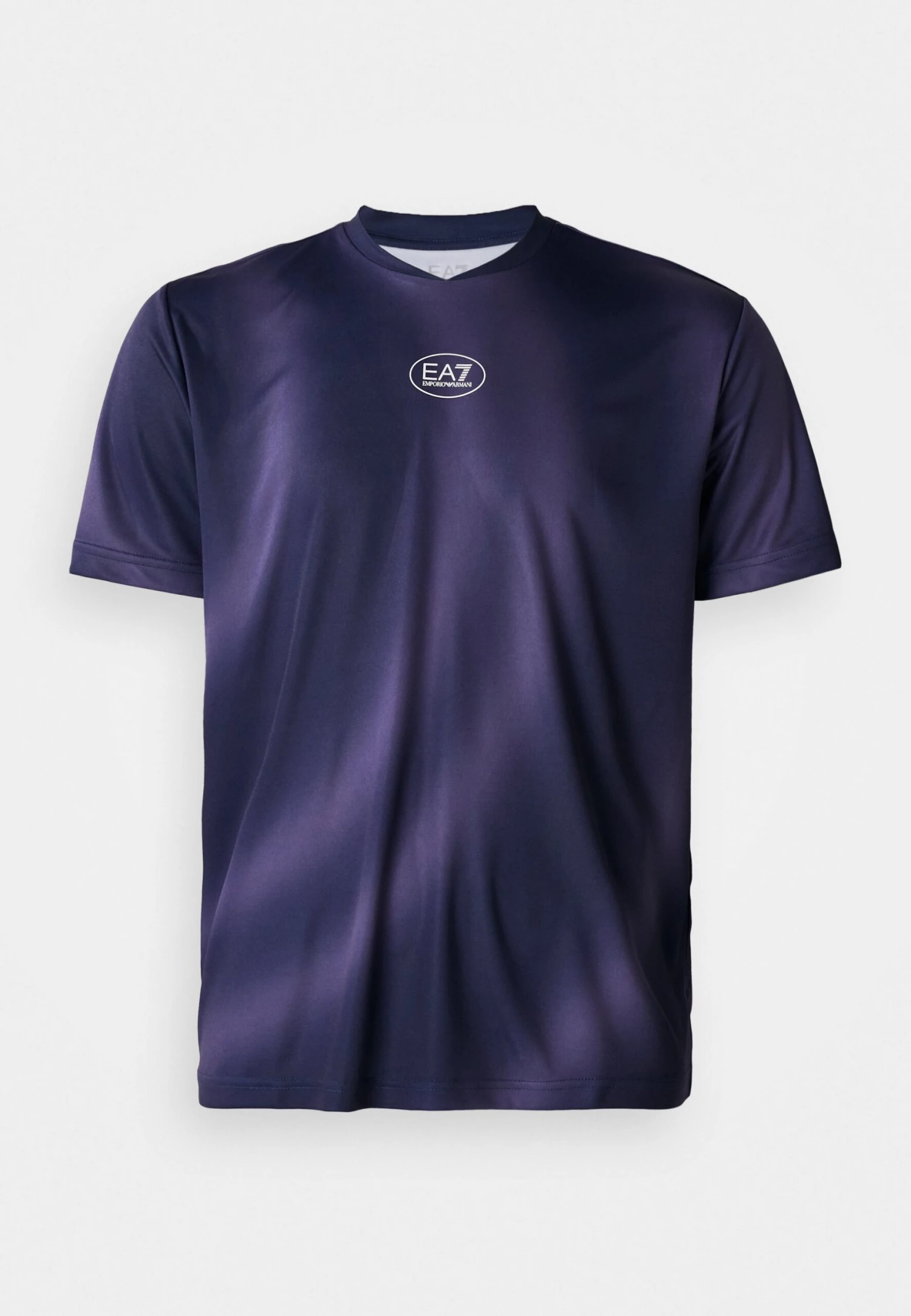EA7 Emporio Armani TENNIS PRO TEE GRAPHIC - Sports T-shirt - Blue Shade 6 EA7 Emporio Armani TENNIS PRO TEE GRAPHIC - Sports T-shirt - Blue Shade - Image 4