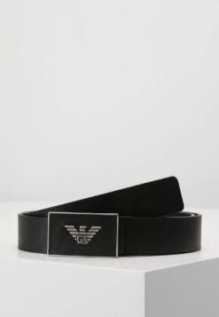 Emporio Armani Cintura Plate Belt - Belt - Black