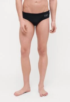 EA7 Emporio Armani BEACHWEAR - Swimming Briefs - Black/silver