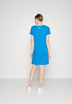 EA7 Emporio Armani Jersey Dress - Brilliant Blue -Total Wear Store f182082fe5ce4898ad083142d41053f0