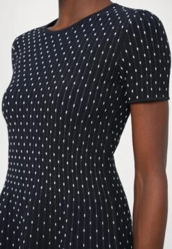 Emporio Armani DRESS - Jumper Dress - Navy Blue Fancy -Total Wear Store f1a6627846434c948fe2476687f75b19