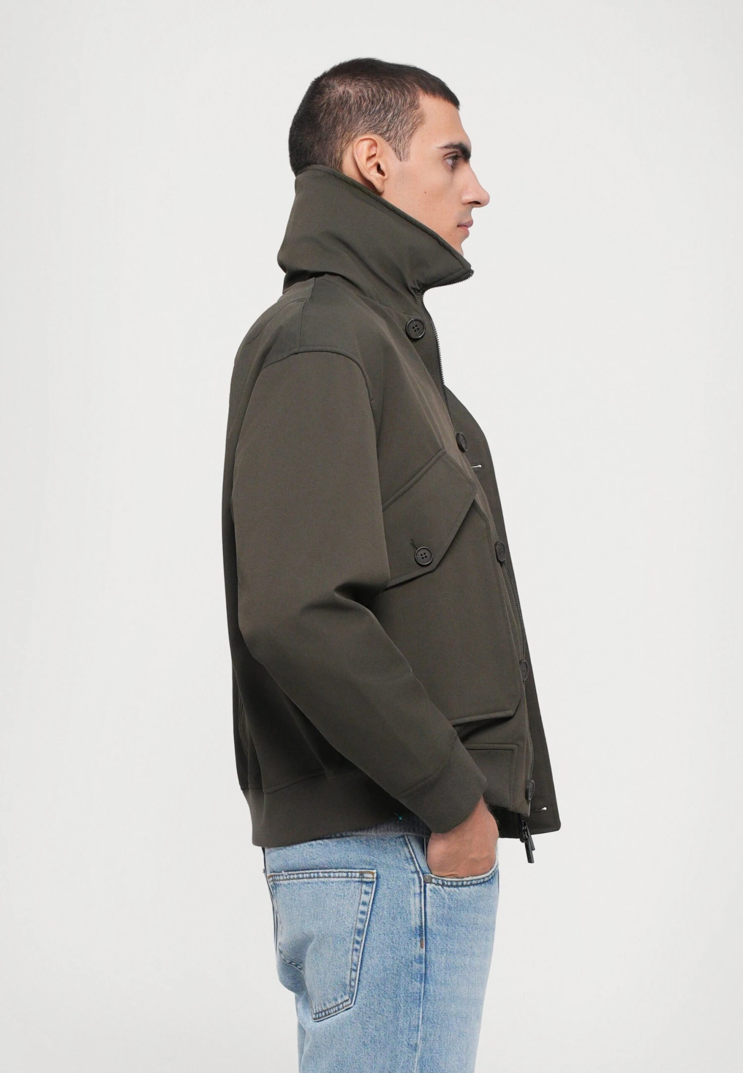 Emporio Armani JACKET - Light Jacket - Black Ink 7 Emporio Armani JACKET - Light Jacket - Black Ink - Image 5