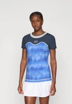 EA7 Emporio Armani TENNIS PRO FREESTYLE TEE - Sports T-shirt - Blue