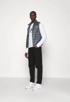 EA7 Emporio Armani Waistcoat - Dark Grey -Total Wear Store f25ed77bcd1e4b0ba5d9d49c97ff5f74