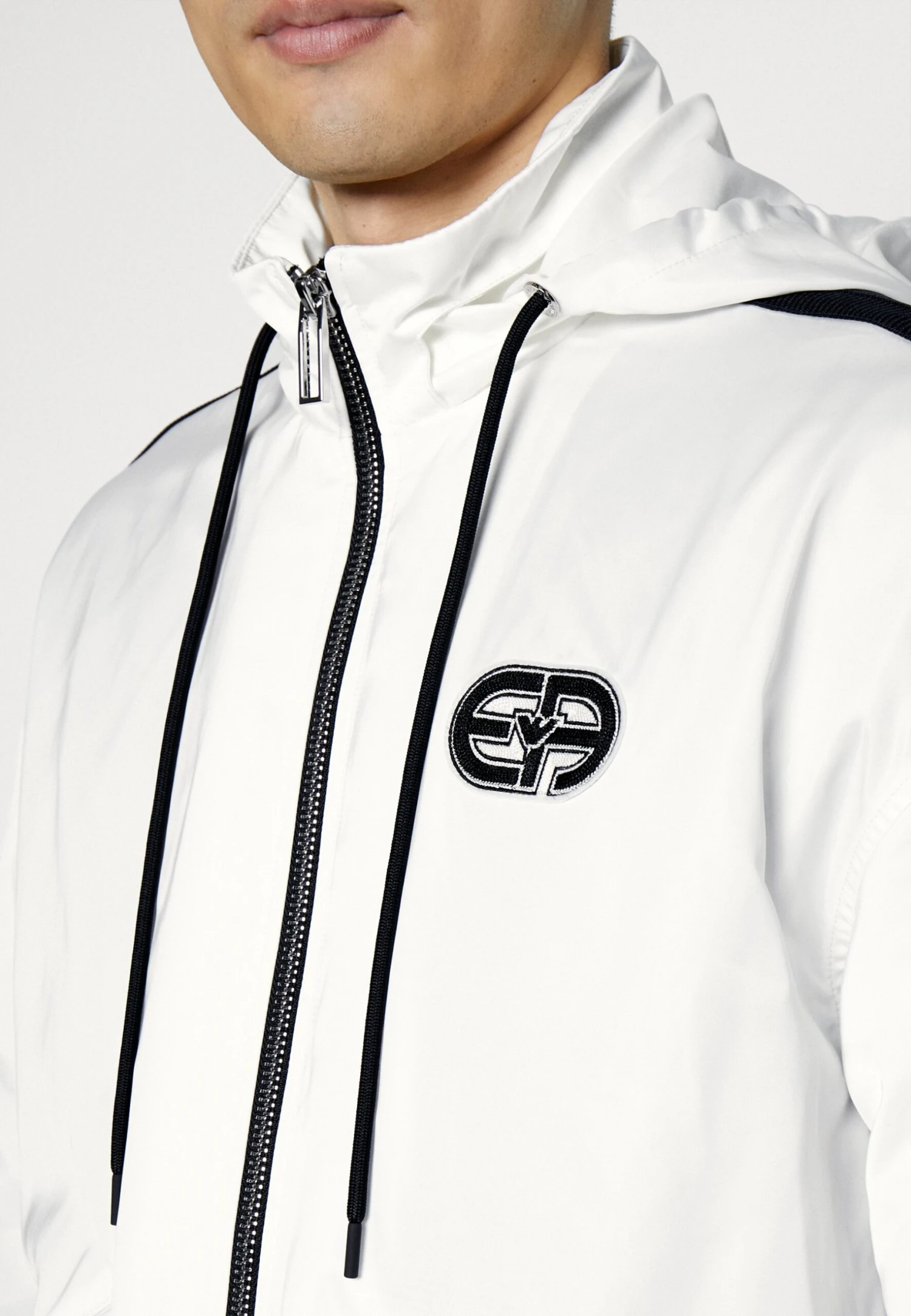 Emporio Armani Blouson Jacket - Summer Jacket - Bianco Caldo 8 Emporio Armani Blouson Jacket - Summer Jacket - Bianco Caldo - Image 6