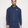 EA7 Emporio Armani Tennis Club Hoodie Light - Zip-Up Sweatshirt - Navy Blue 1 EA7 Emporio Armani Tennis Club Hoodie Light - Zip-Up Sweatshirt - Navy Blue -Total Wear Store f29c951621bf4f3c91ae95c462189fa6