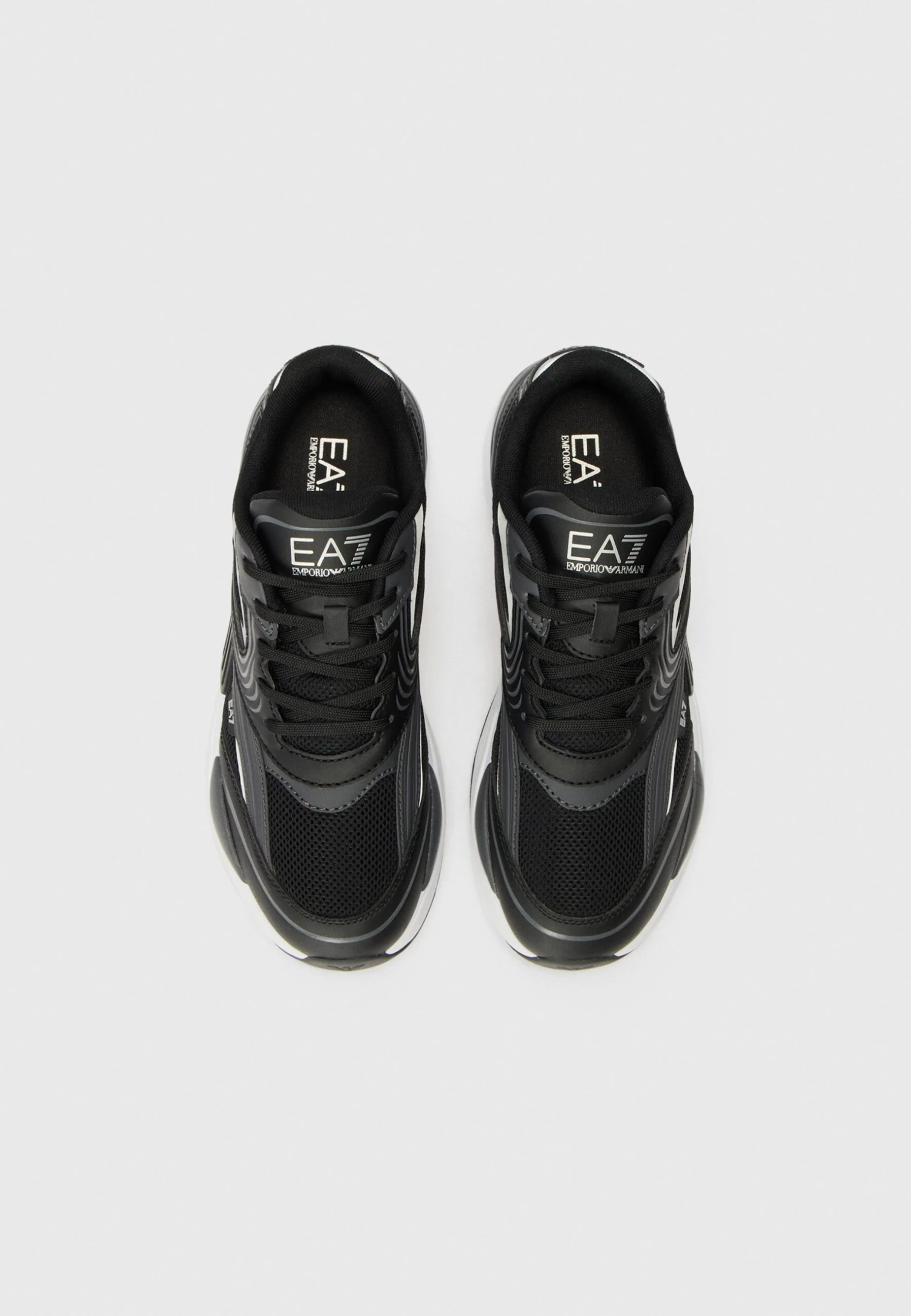EA7 Emporio Armani ACE RUNNER 2 UNISEX - Trainers - Black/asphalt/silver-coloured 6 EA7 Emporio Armani ACE RUNNER 2 UNISEX - Trainers - Black/asphalt/silver-coloured - Image 4