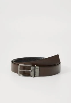 Emporio Armani TONGUE BELT - Belt - Nero/testa Di Moro -Total Wear Store f2ead2447e164f63b28da504a6a97dd5
