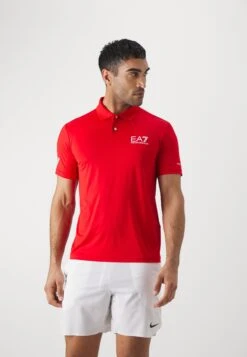 EA7 Emporio Armani MULTI VENTUS7 - Polo Shirt - Racing Red