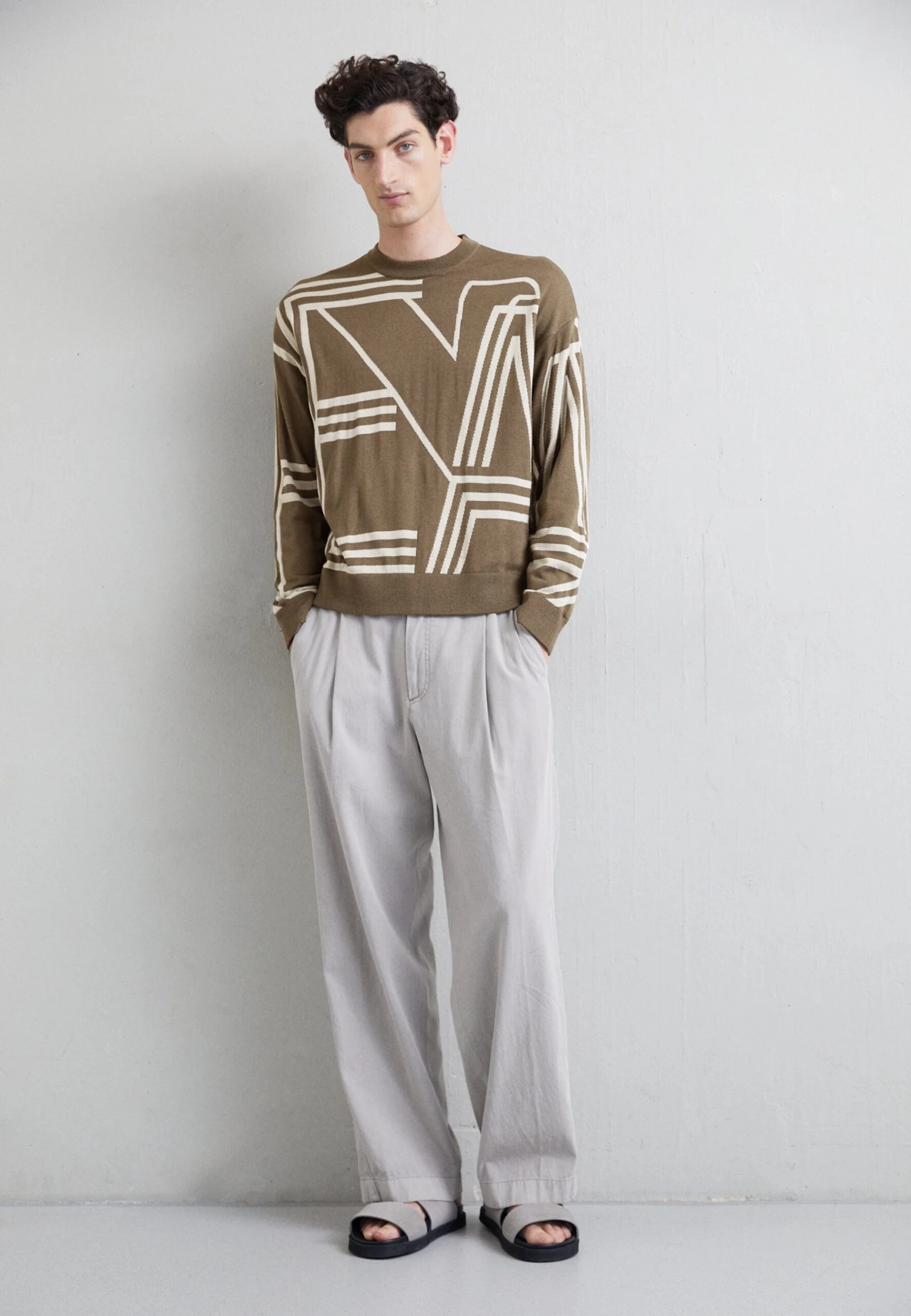 Emporio Armani Jumper - Brown 4 Emporio Armani Jumper - Brown - Image 2