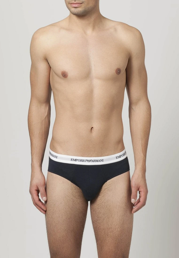 Emporio Armani 2 Pack - Briefs - White/Blue 5 Emporio Armani 2 Pack - Briefs - White/Blue - Image 3