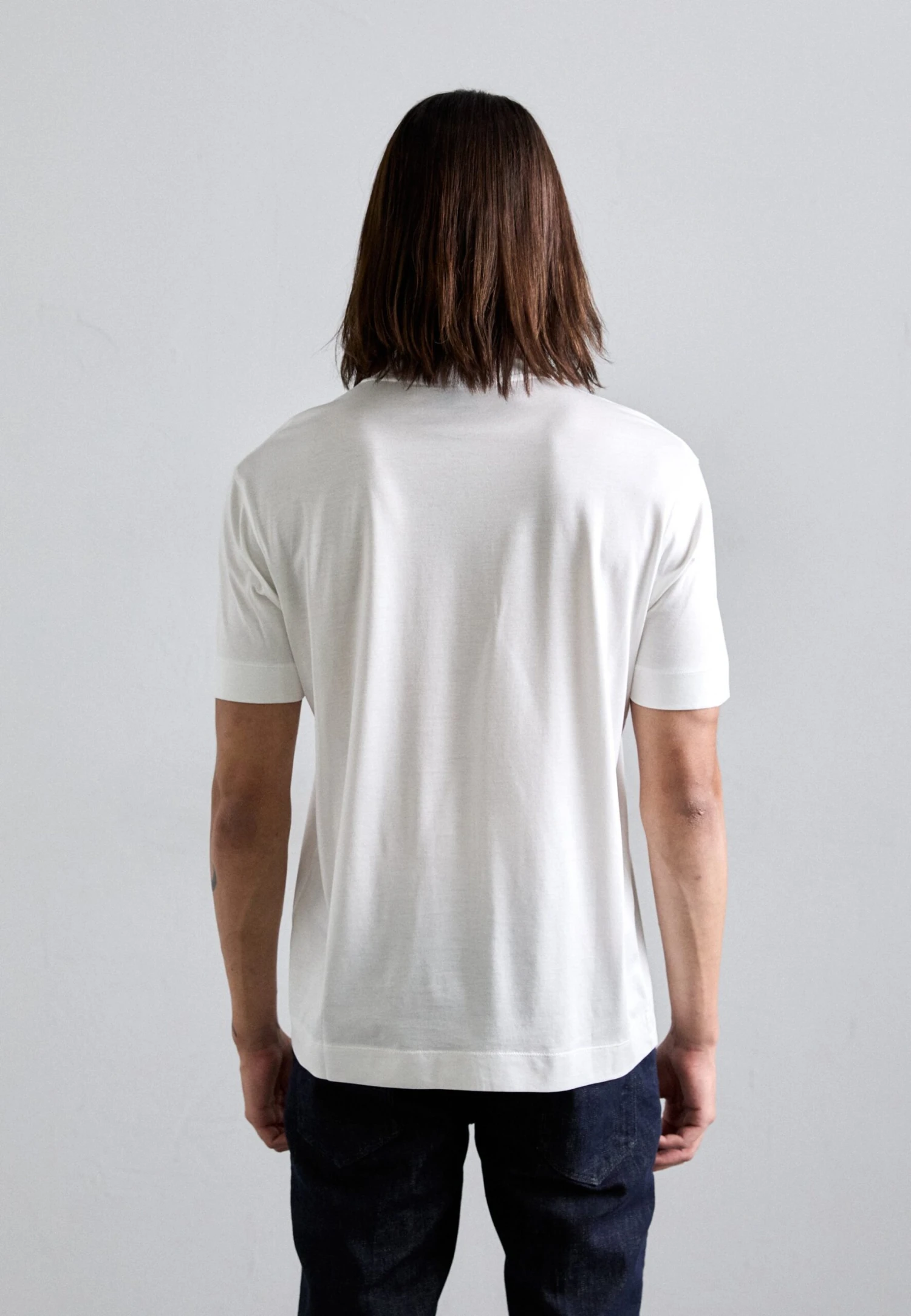 Emporio Armani Basic T-shirt - Snow White 5 Emporio Armani Basic T-shirt - Snow White - Image 3